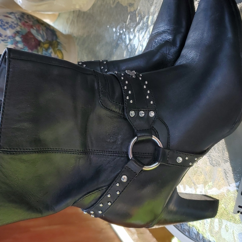 Harley-Davidson leather boots